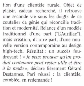 2010 SARL COUTELLERIE DAUVERGNE Argent
