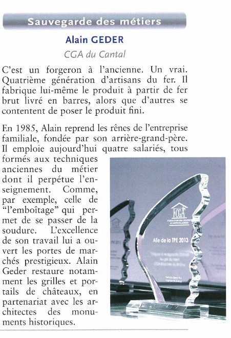 2013 GEDER Alain Argent